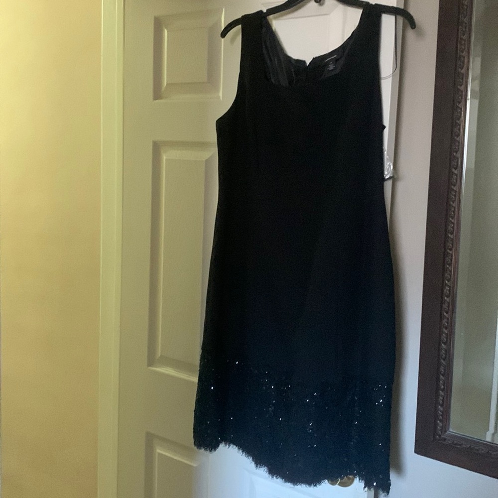 Black cocktail dress